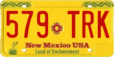 NM license plate 579TRK