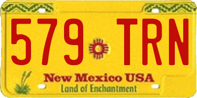 NM license plate 579TRN