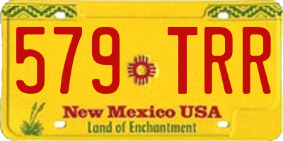 NM license plate 579TRR