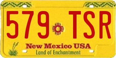 NM license plate 579TSR