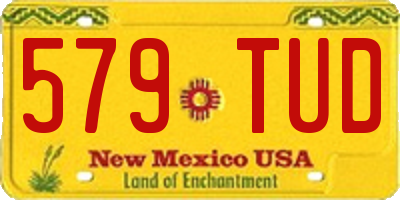 NM license plate 579TUD
