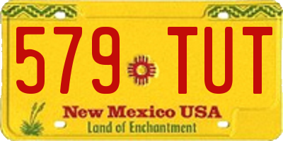 NM license plate 579TUT