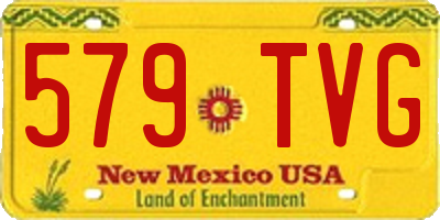 NM license plate 579TVG
