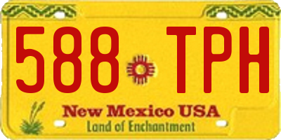 NM license plate 588TPH