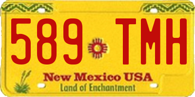 NM license plate 589TMH