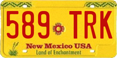 NM license plate 589TRK
