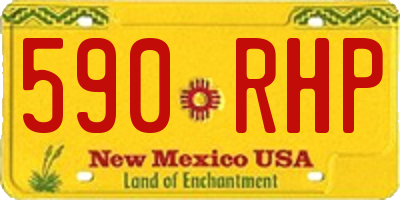 NM license plate 590RHP