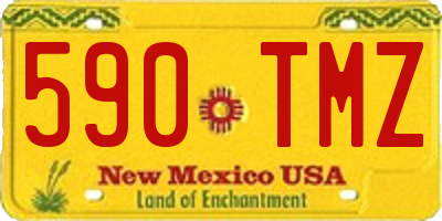 NM license plate 590TMZ