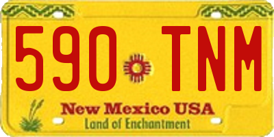 NM license plate 590TNM