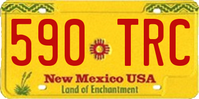 NM license plate 590TRC