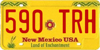 NM license plate 590TRH