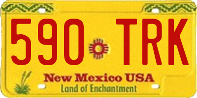 NM license plate 590TRK