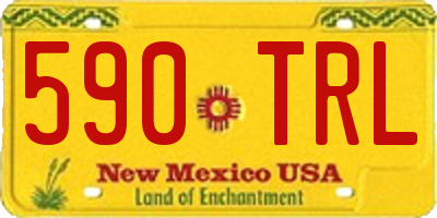 NM license plate 590TRL