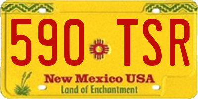 NM license plate 590TSR