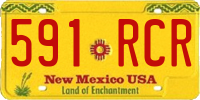 NM license plate 591RCR