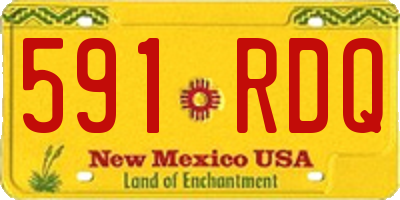 NM license plate 591RDQ