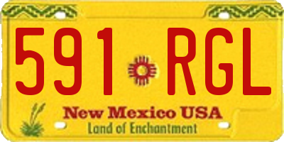 NM license plate 591RGL