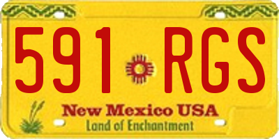 NM license plate 591RGS