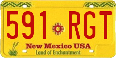 NM license plate 591RGT