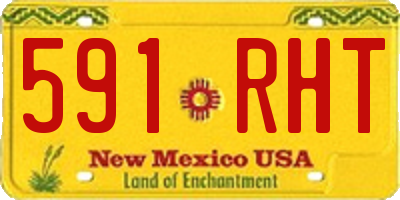 NM license plate 591RHT