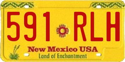 NM license plate 591RLH