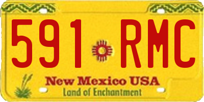 NM license plate 591RMC
