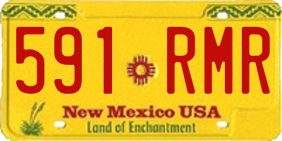 NM license plate 591RMR