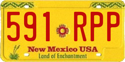 NM license plate 591RPP