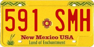 NM license plate 591SMH