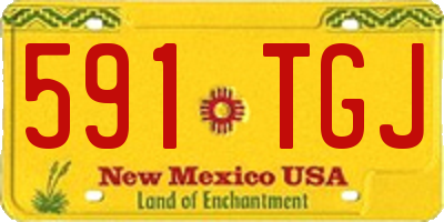 NM license plate 591TGJ