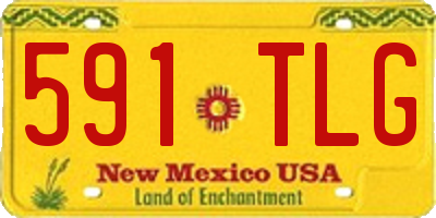 NM license plate 591TLG