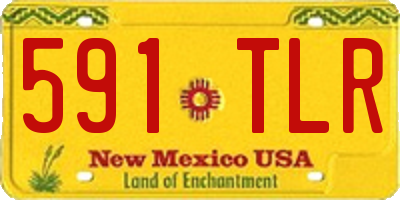 NM license plate 591TLR