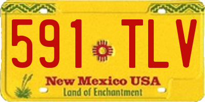 NM license plate 591TLV