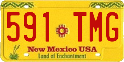 NM license plate 591TMG
