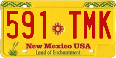 NM license plate 591TMK