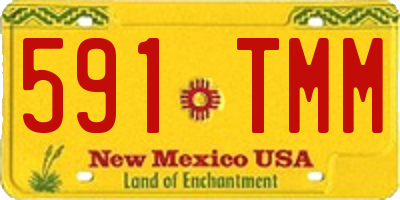 NM license plate 591TMM