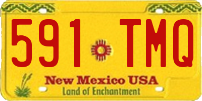 NM license plate 591TMQ