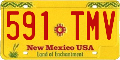 NM license plate 591TMV