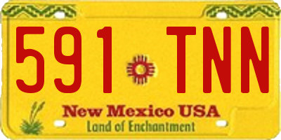 NM license plate 591TNN