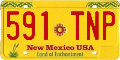 NM license plate 591TNP