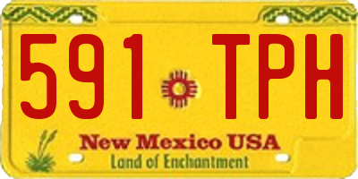 NM license plate 591TPH