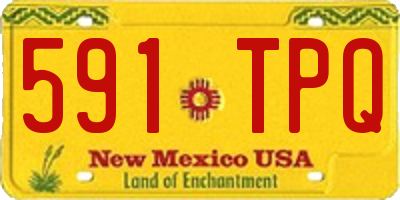 NM license plate 591TPQ