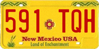 NM license plate 591TQH