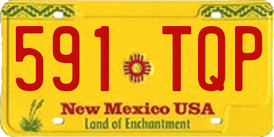 NM license plate 591TQP