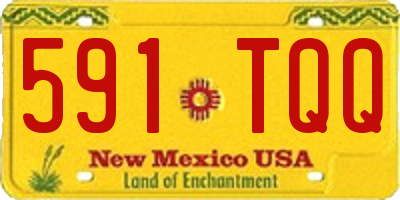 NM license plate 591TQQ