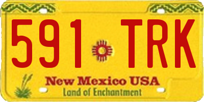 NM license plate 591TRK