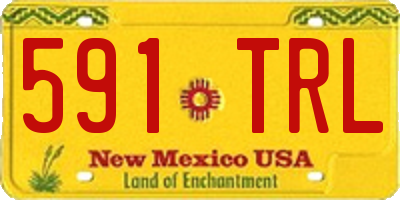 NM license plate 591TRL