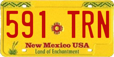 NM license plate 591TRN