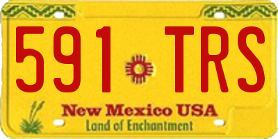 NM license plate 591TRS