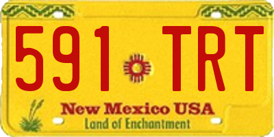 NM license plate 591TRT